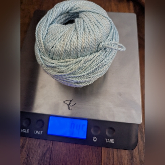 Vintage Georges Picaud Paris 100% Mercerized Cotton Yarn Lot 200 g  Blue Yellow - Picture 10 of 10